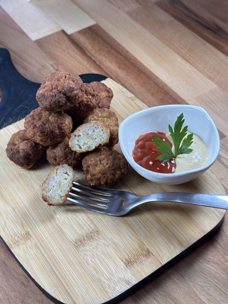 Delicious pork meatballs