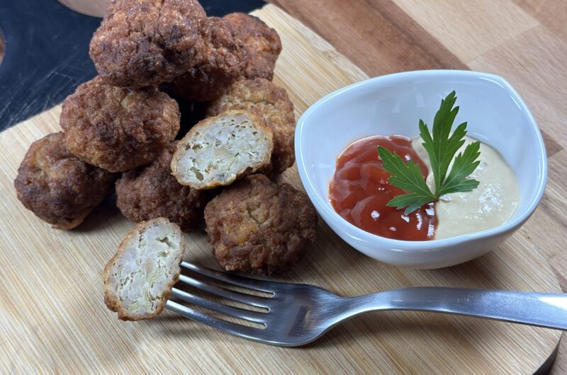 Delicious pork meatballs