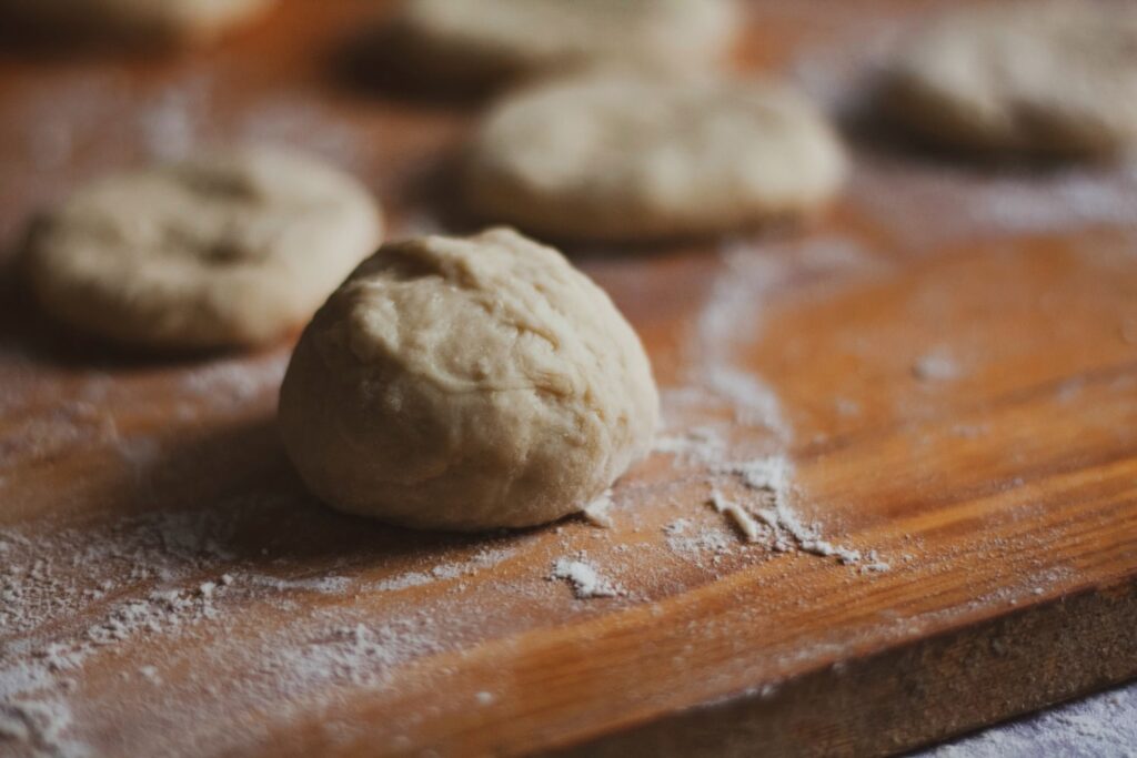 ball of dough for All-purpose cake layers