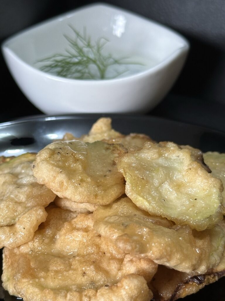 Fried zucchini slices: quick and easy!