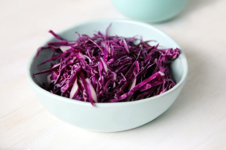 Fresh cabbage slaw