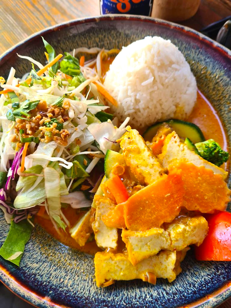 Culture tales from Berlin red curry with coconut milk and tofu Pho Phan