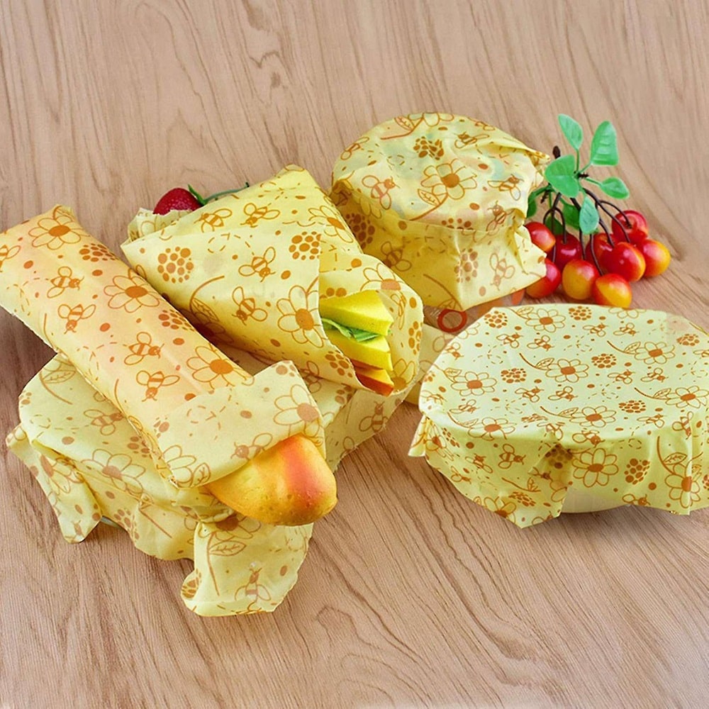 colorful beeswax food wrappers