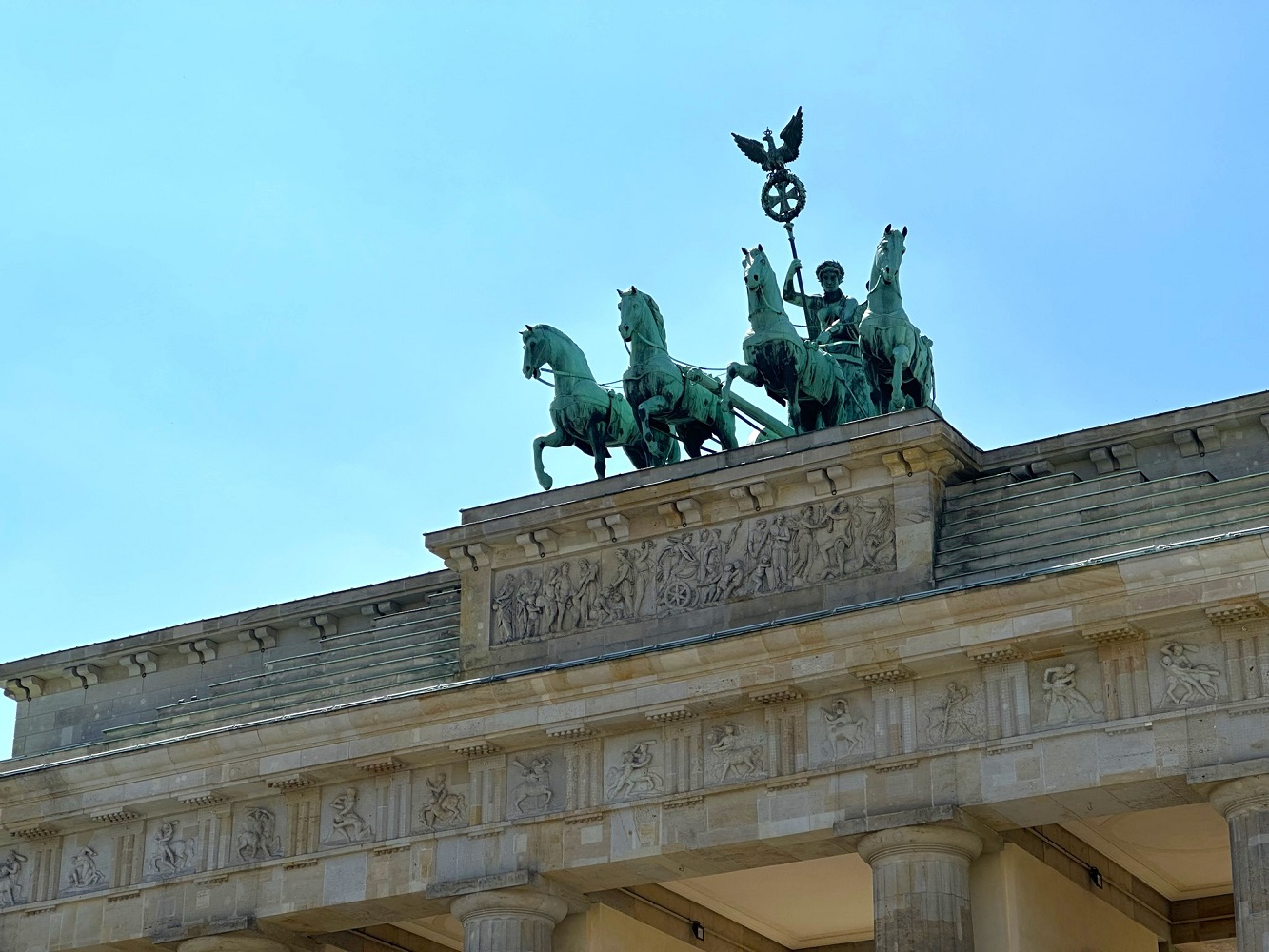 Brandenburg gate in Berlin