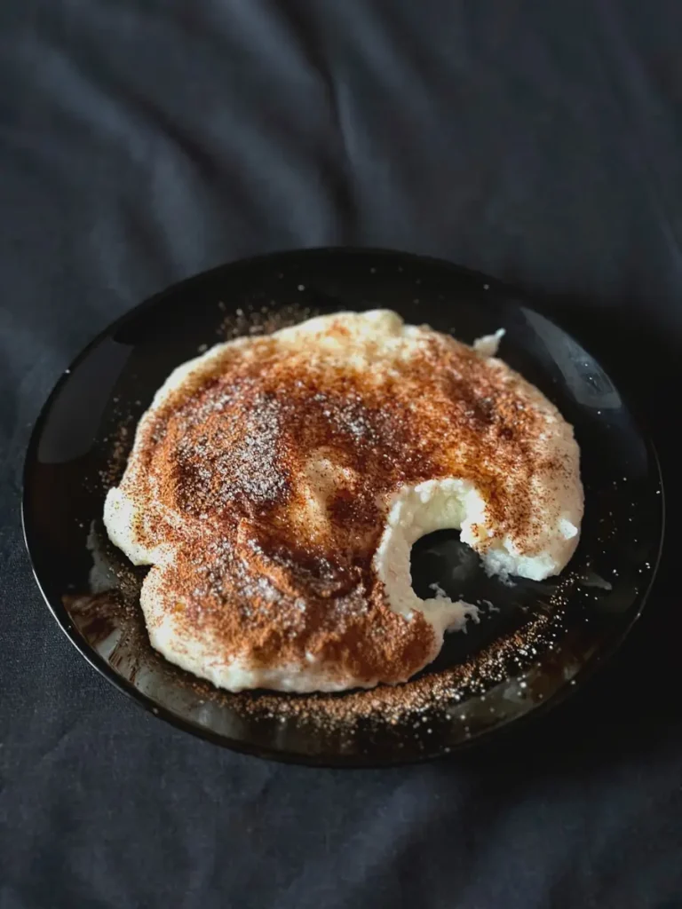 Semolina pudding with cocoa