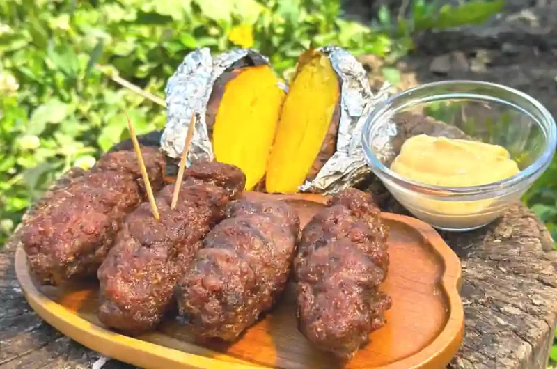 Romanian sausages for barbecue (Mici)