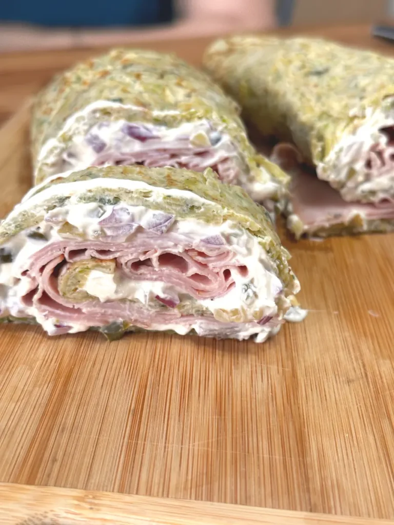 No-flour zucchini roll